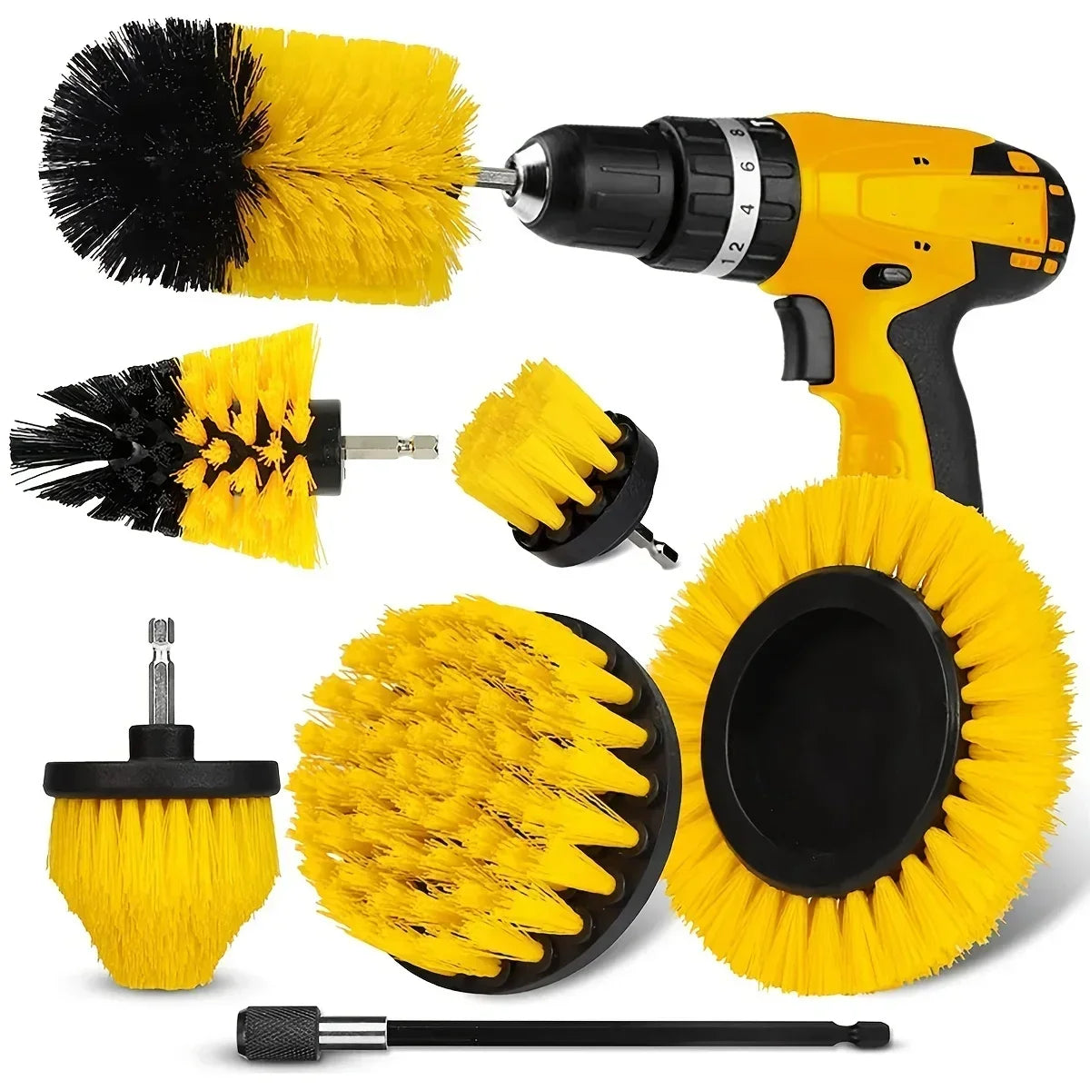 Drill Brush Set – Powerful Cleaning Tool (7 PCS)